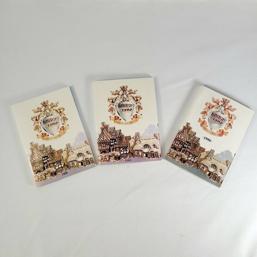 Lilliput Lane Collectors Guide Booklet Catalog Lot 1988 1989 1990 Catalogue Book